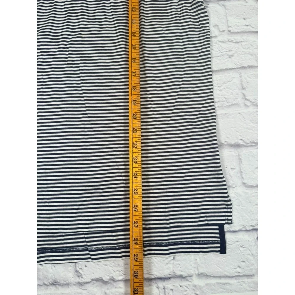 Ralph Lauren Polo Golf Mens Medium‎ Blue White Striped Short Sleeve Polo Shirt